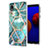 Custodia Silicone Gel Morbida Fantasia Modello Cover Y01B per Samsung Galaxy M01 Core Verde