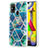 Custodia Silicone Gel Morbida Fantasia Modello Cover Y01B per Samsung Galaxy M21s