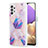 Custodia Silicone Gel Morbida Fantasia Modello Cover Y01B per Samsung Galaxy M32 5G Lavanda