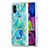 Custodia Silicone Gel Morbida Fantasia Modello Cover Y01B per Samsung Galaxy M51