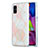 Custodia Silicone Gel Morbida Fantasia Modello Cover Y01B per Samsung Galaxy M51 Rosa