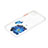 Custodia Silicone Gel Morbida Fantasia Modello Cover Y01X per Samsung Galaxy A22 5G Blu