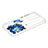 Custodia Silicone Gel Morbida Fantasia Modello Cover Y01X per Samsung Galaxy S20 Ultra Blu