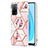 Custodia Silicone Gel Morbida Fantasia Modello Cover Y02B per Oppo A53s 5G Rosa