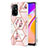 Custodia Silicone Gel Morbida Fantasia Modello Cover Y02B per Oppo A95 5G Rosa