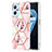 Custodia Silicone Gel Morbida Fantasia Modello Cover Y02B per Oppo A96 4G Rosa
