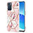 Custodia Silicone Gel Morbida Fantasia Modello Cover Y02B per Oppo Reno6 5G Rosa