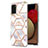 Custodia Silicone Gel Morbida Fantasia Modello Cover Y02B per Samsung Galaxy A02s Grigio
