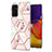 Custodia Silicone Gel Morbida Fantasia Modello Cover Y02B per Samsung Galaxy A82 5G Rosa
