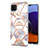 Custodia Silicone Gel Morbida Fantasia Modello Cover Y02B per Samsung Galaxy F42 5G Grigio