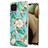 Custodia Silicone Gel Morbida Fantasia Modello Cover Y02B per Samsung Galaxy M12 Verde