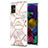 Custodia Silicone Gel Morbida Fantasia Modello Cover Y02B per Samsung Galaxy M40S Grigio