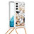 Custodia Silicone Gel Morbida Fantasia Modello Cover Y02B per Samsung Galaxy S21 5G