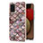 Custodia Silicone Gel Morbida Fantasia Modello Cover Y03B per Samsung Galaxy A02s Marrone