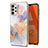 Custodia Silicone Gel Morbida Fantasia Modello Cover Y03B per Samsung Galaxy A32 5G Lavanda