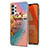 Custodia Silicone Gel Morbida Fantasia Modello Cover Y03B per Samsung Galaxy A32 5G Multicolore