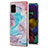 Custodia Silicone Gel Morbida Fantasia Modello Cover Y03B per Samsung Galaxy A51 4G Blu