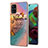 Custodia Silicone Gel Morbida Fantasia Modello Cover Y03B per Samsung Galaxy A71 5G Multicolore