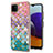 Custodia Silicone Gel Morbida Fantasia Modello Cover Y03B per Samsung Galaxy F42 5G Colorato