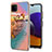 Custodia Silicone Gel Morbida Fantasia Modello Cover Y03B per Samsung Galaxy F42 5G Multicolore