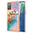 Custodia Silicone Gel Morbida Fantasia Modello Cover Y03B per Samsung Galaxy Note 20 5G