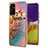 Custodia Silicone Gel Morbida Fantasia Modello Cover Y03B per Samsung Galaxy Quantum2 5G Multicolore