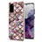 Custodia Silicone Gel Morbida Fantasia Modello Cover Y03B per Samsung Galaxy S20 5G Marrone