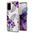 Custodia Silicone Gel Morbida Fantasia Modello Cover Y03B per Samsung Galaxy S20 5G Viola