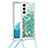 Custodia Silicone Gel Morbida Fantasia Modello Cover Y03B per Samsung Galaxy S21 Plus 5G Verde