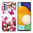 Custodia Silicone Gel Morbida Fantasia Modello Cover Y04B per Samsung Galaxy A13 4G Rosso