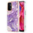 Custodia Silicone Gel Morbida Fantasia Modello Cover Y05B per OnePlus Nord N200 5G Viola