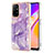 Custodia Silicone Gel Morbida Fantasia Modello Cover Y05B per Oppo A94 5G Viola