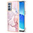 Custodia Silicone Gel Morbida Fantasia Modello Cover Y05B per Oppo Reno6 Pro+ Plus 5G Rosa