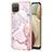 Custodia Silicone Gel Morbida Fantasia Modello Cover Y05B per Samsung Galaxy A12 Rosa