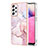 Custodia Silicone Gel Morbida Fantasia Modello Cover Y05B per Samsung Galaxy A33 5G Rosa