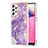 Custodia Silicone Gel Morbida Fantasia Modello Cover Y05B per Samsung Galaxy A33 5G Viola