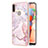 Custodia Silicone Gel Morbida Fantasia Modello Cover Y05B per Samsung Galaxy M11 Rosa