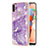 Custodia Silicone Gel Morbida Fantasia Modello Cover Y05B per Samsung Galaxy M11 Viola