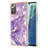 Custodia Silicone Gel Morbida Fantasia Modello Cover Y05B per Samsung Galaxy Note 20 5G Viola