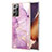 Custodia Silicone Gel Morbida Fantasia Modello Cover Y05B per Samsung Galaxy Note 20 Ultra 5G Lavanda