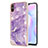 Custodia Silicone Gel Morbida Fantasia Modello Cover Y05B per Xiaomi Redmi 9AT Viola