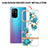 Custodia Silicone Gel Morbida Fantasia Modello Cover Y06B per Oppo A95 5G