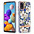 Custodia Silicone Gel Morbida Fantasia Modello Cover Y06B per Samsung Galaxy A21s