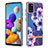 Custodia Silicone Gel Morbida Fantasia Modello Cover Y06B per Samsung Galaxy A21s