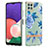 Custodia Silicone Gel Morbida Fantasia Modello Cover Y06B per Samsung Galaxy A22 5G Blu