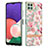 Custodia Silicone Gel Morbida Fantasia Modello Cover Y06B per Samsung Galaxy A22 5G Rosa