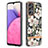 Custodia Silicone Gel Morbida Fantasia Modello Cover Y06B per Samsung Galaxy A33 5G Bianco