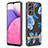 Custodia Silicone Gel Morbida Fantasia Modello Cover Y06B per Samsung Galaxy A33 5G Blu