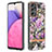 Custodia Silicone Gel Morbida Fantasia Modello Cover Y06B per Samsung Galaxy A33 5G Lavanda