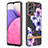 Custodia Silicone Gel Morbida Fantasia Modello Cover Y06B per Samsung Galaxy A33 5G Viola